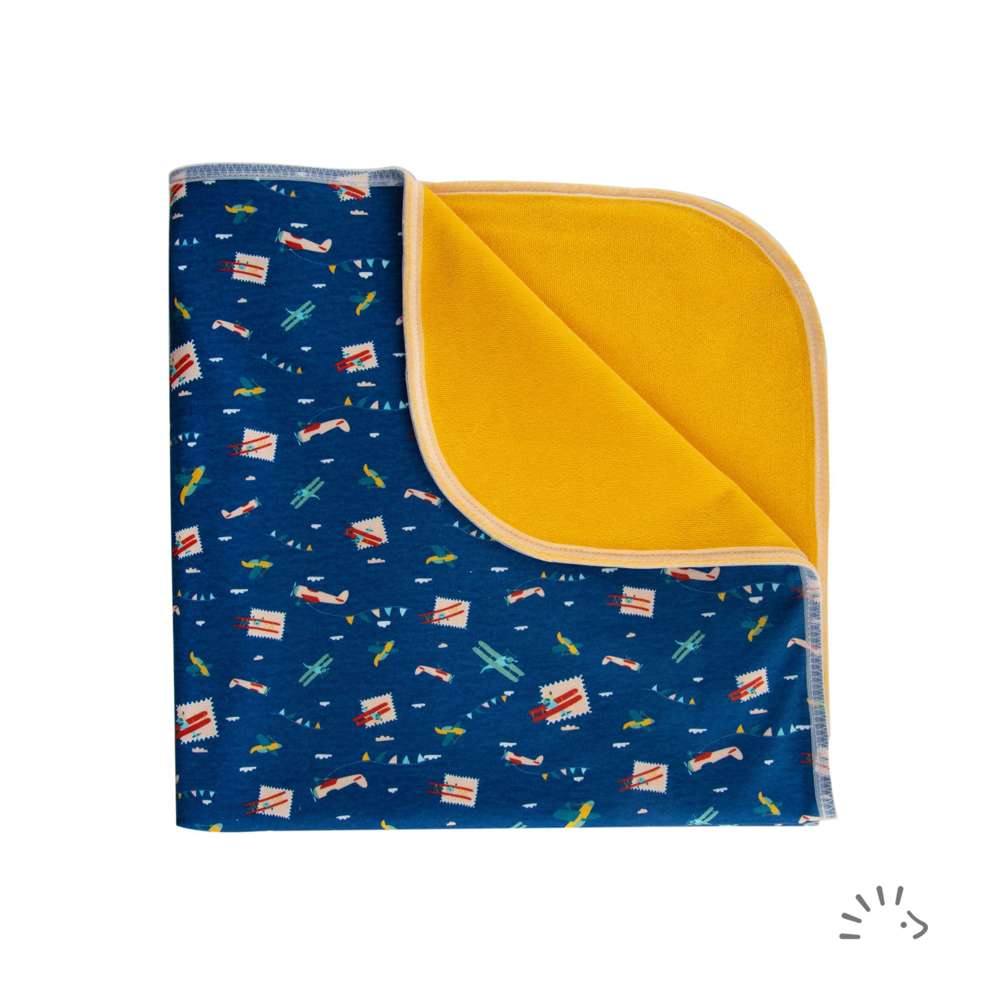 Wickeldecke Polyester/Frottee Soft