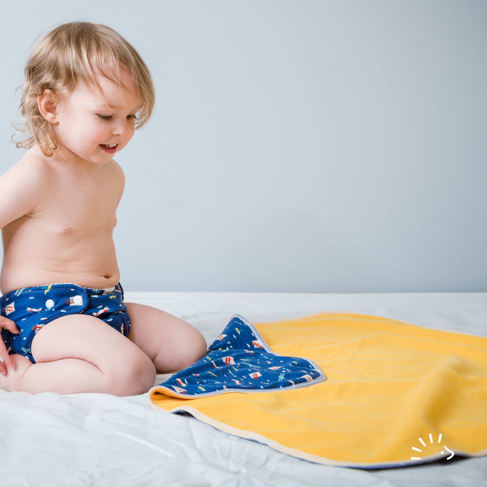 Wickeldecke Polyester/Frottee Soft