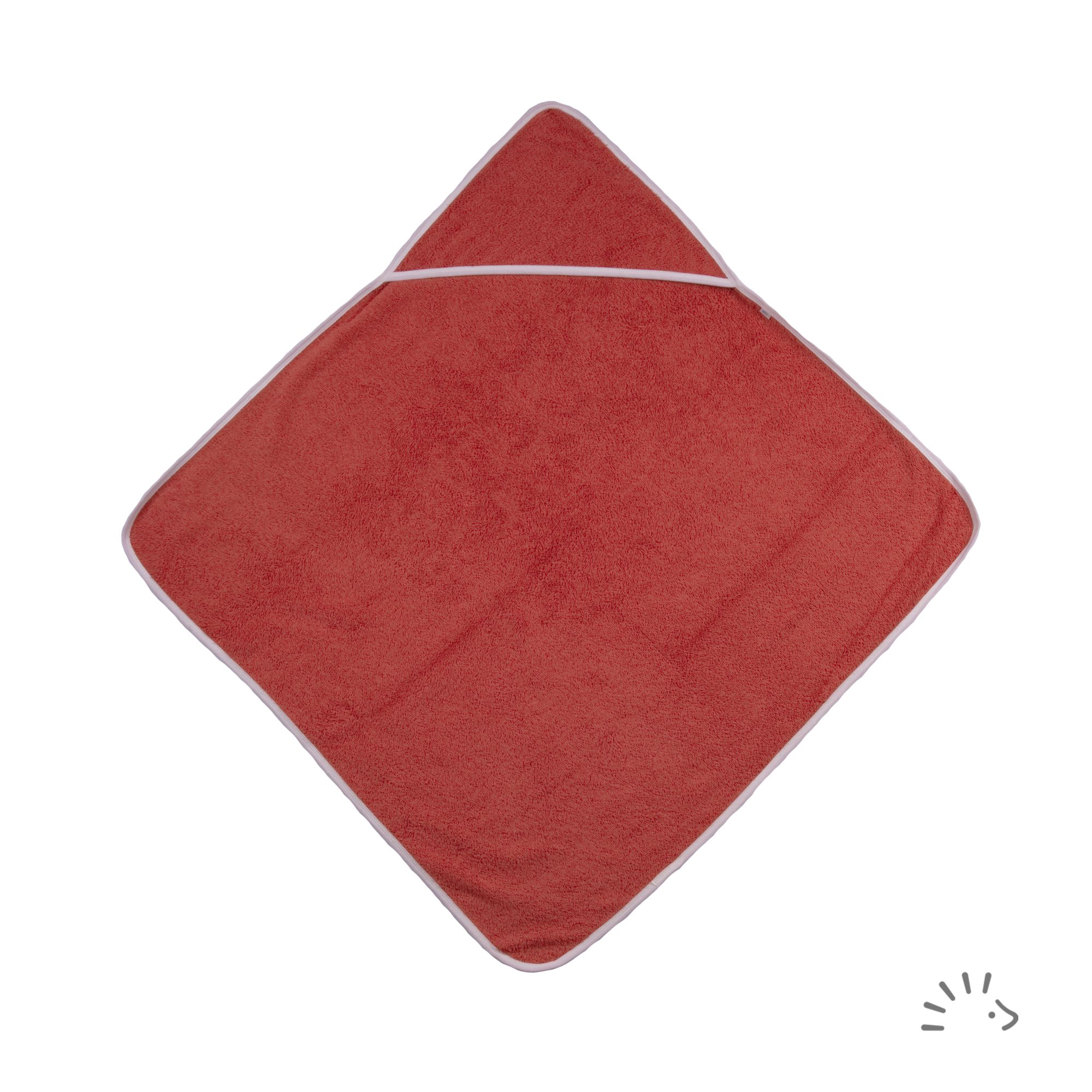 Kapuzenbadetuch Webfrottee