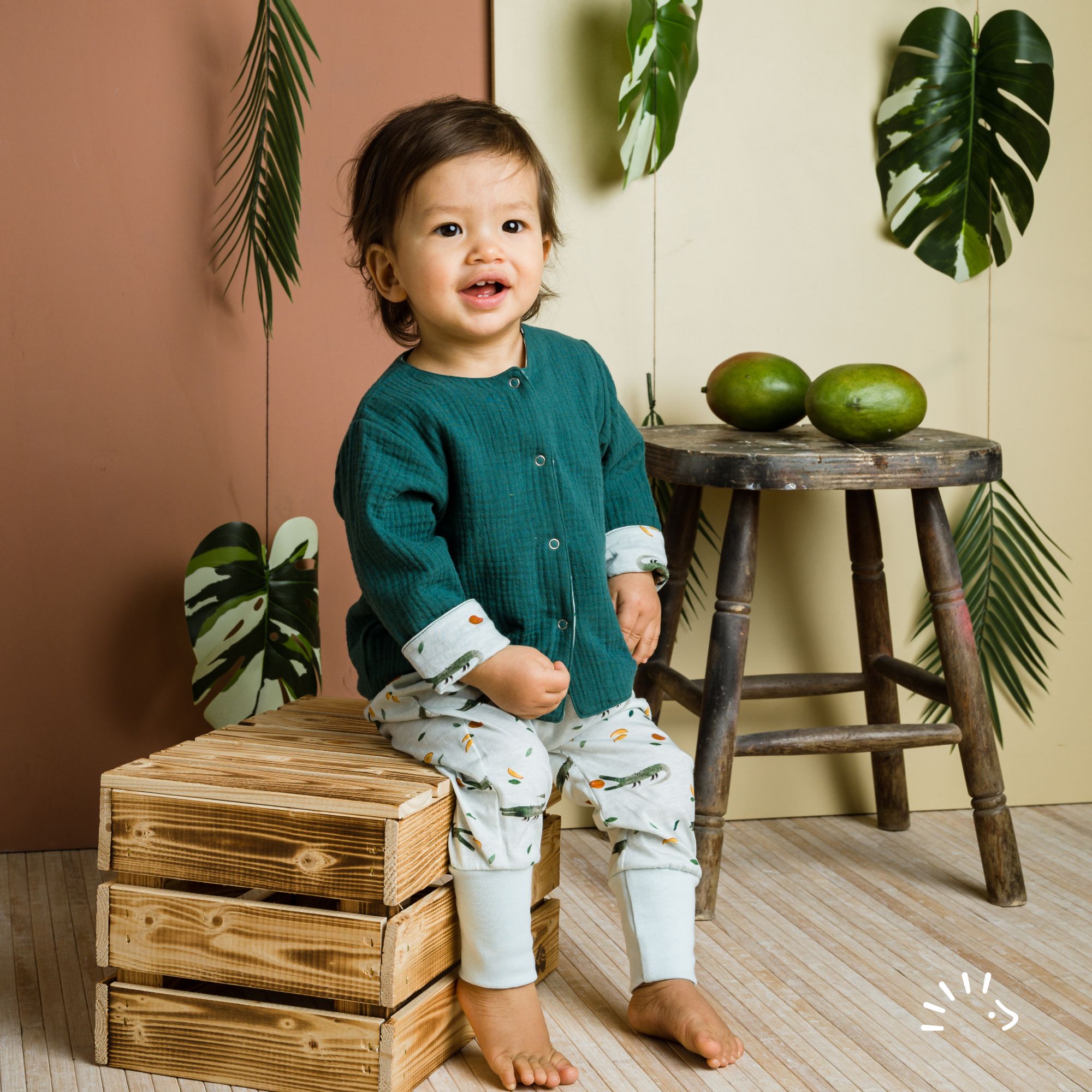 Jacke Style JUNE Musselin GOTS/Single Jersey GOTS