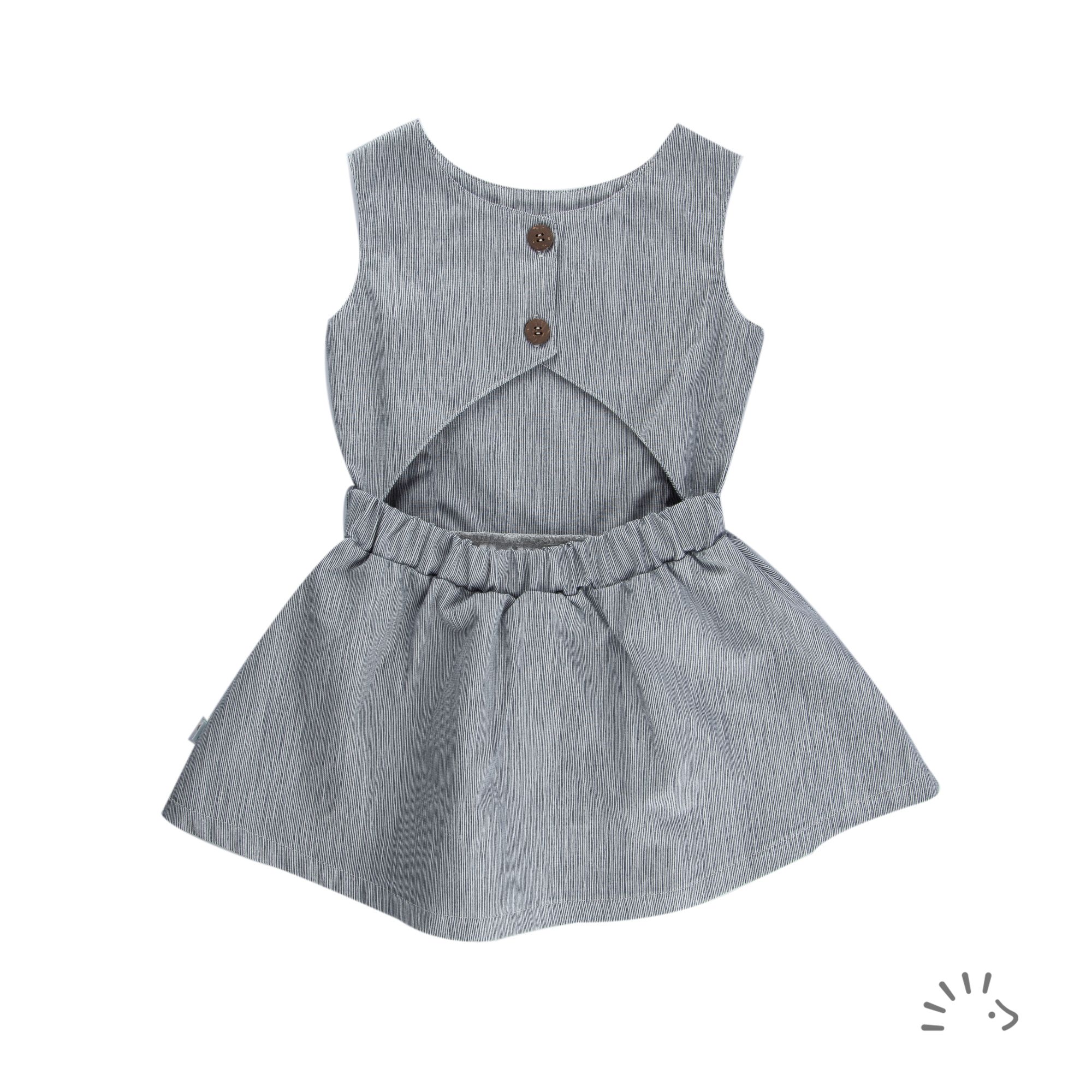 Kleid Style BARBARA Twill GOTS