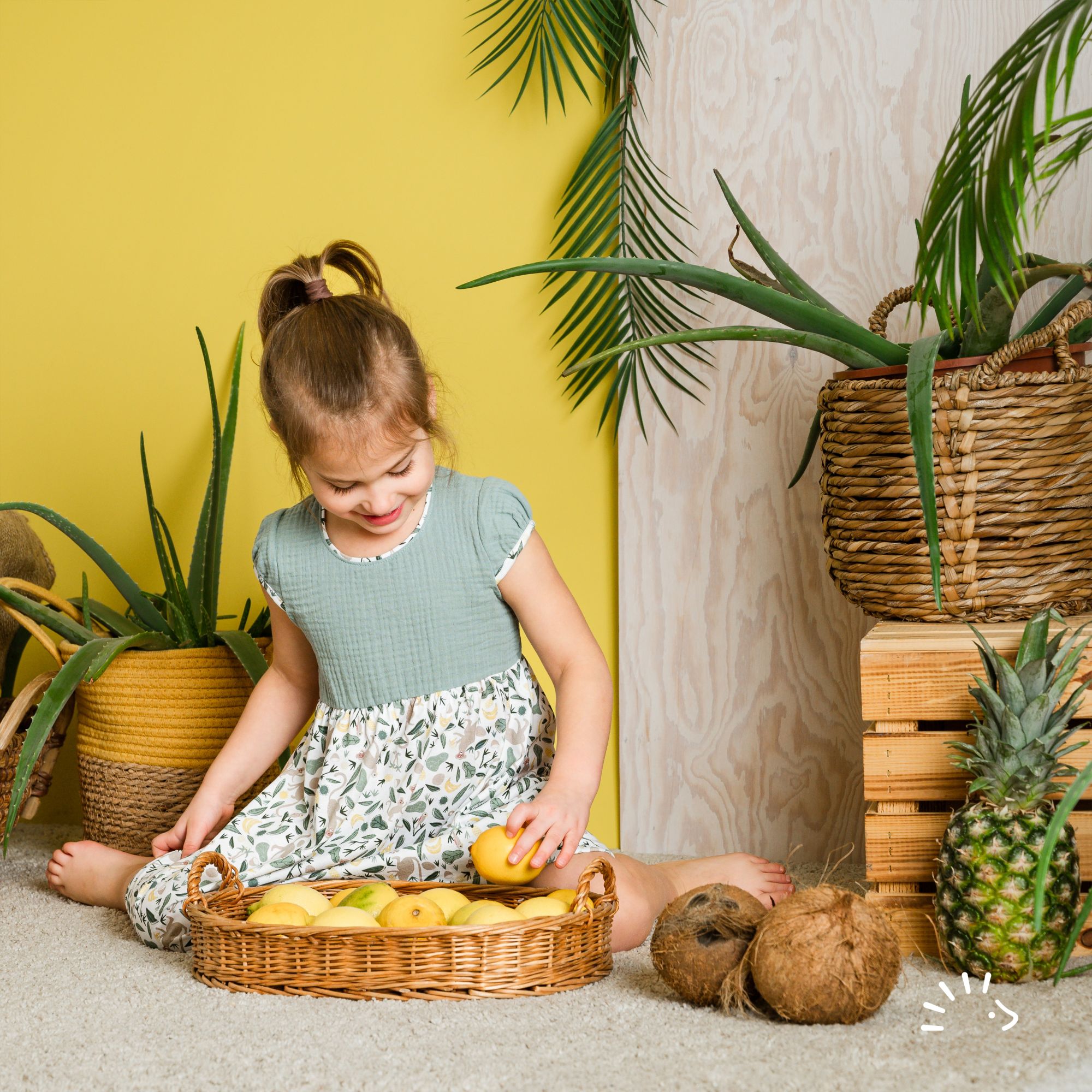 Kurzarmkleid Single Jersey GOTS