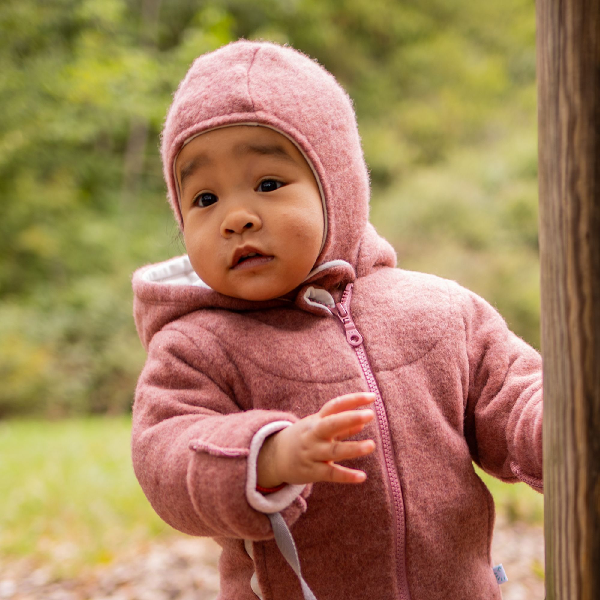 Schlupfhaube Wollfleece GOTS