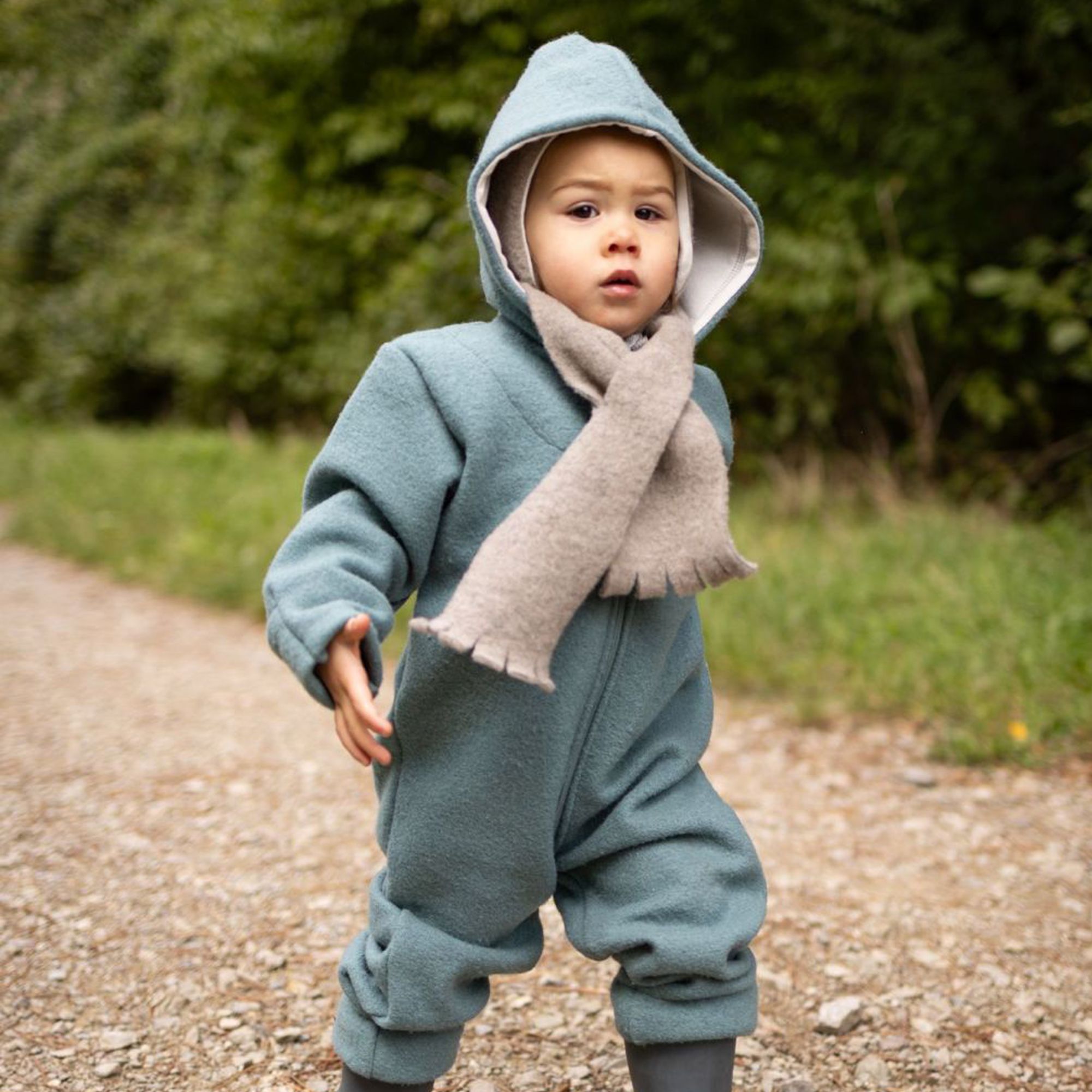 Schal Wollfleece GOTS