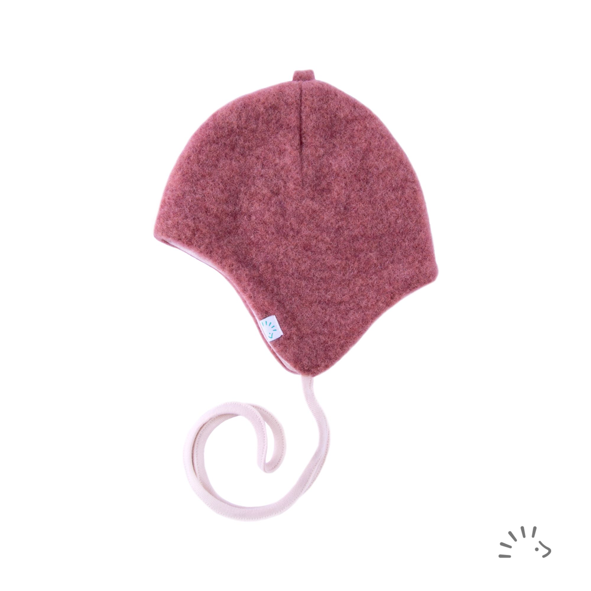 Wollmütze mit Bindeband