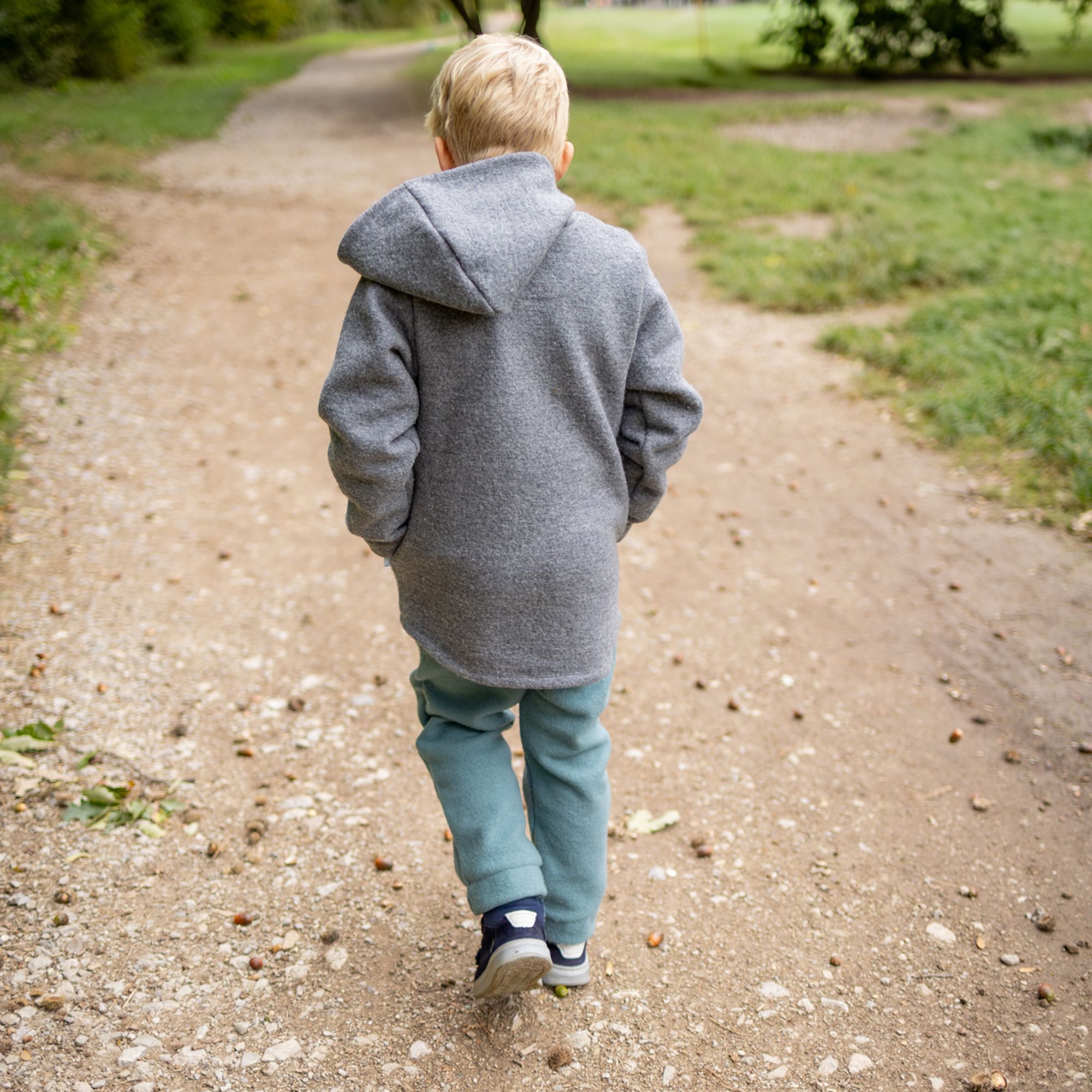 Jacke mit Kapuze Wollwalk