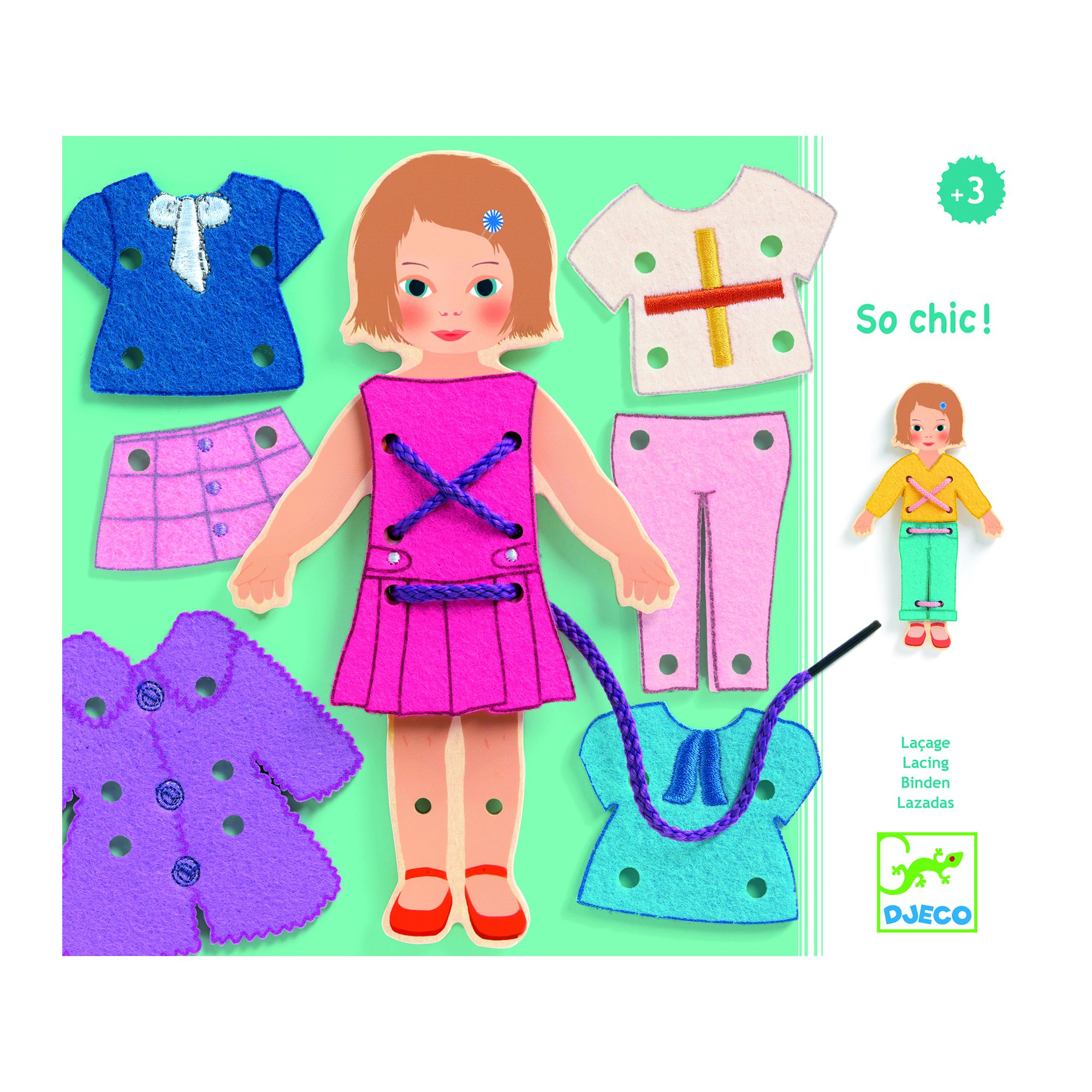 DJECO So chic! Fädelspiel