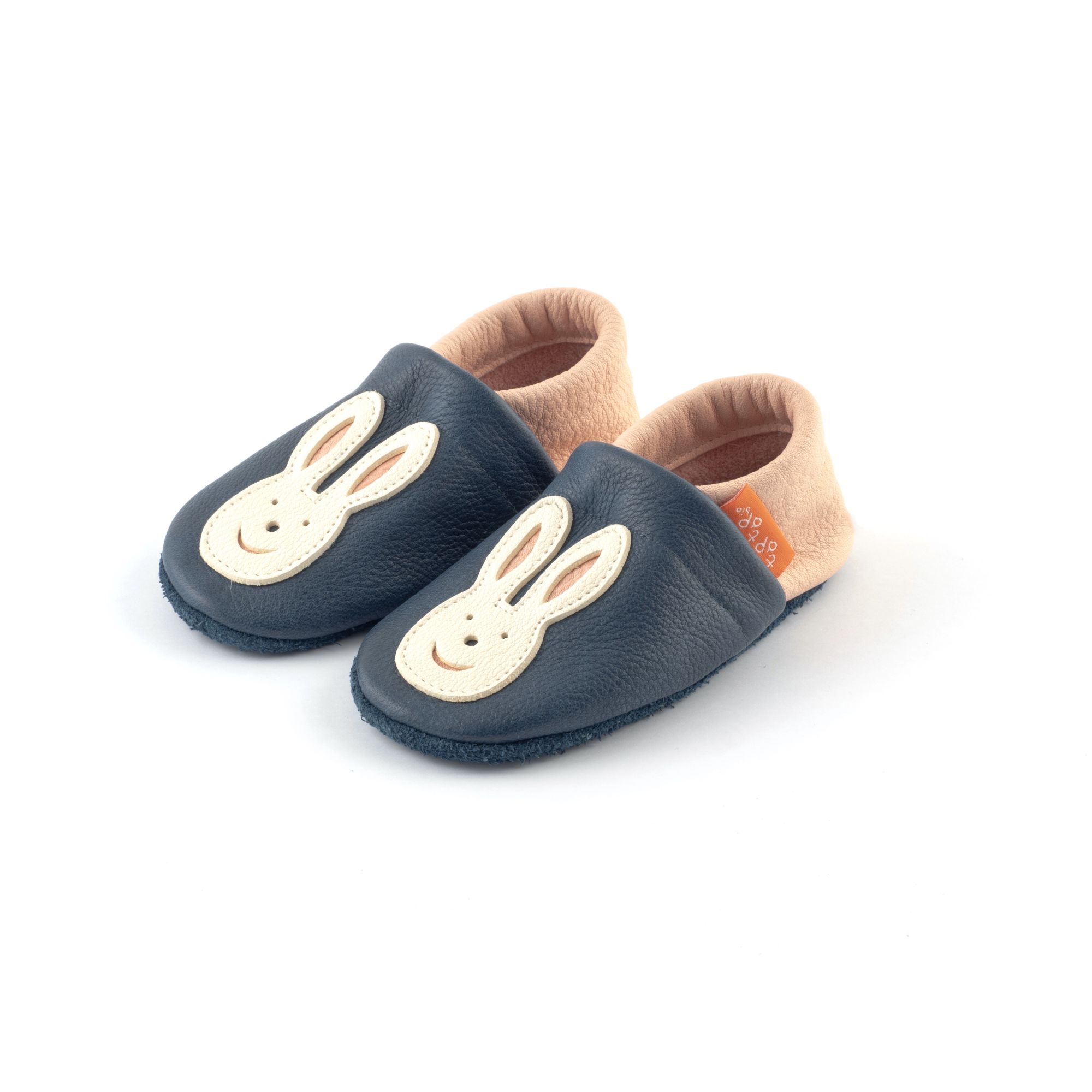 Lederschuhe marine, Hase