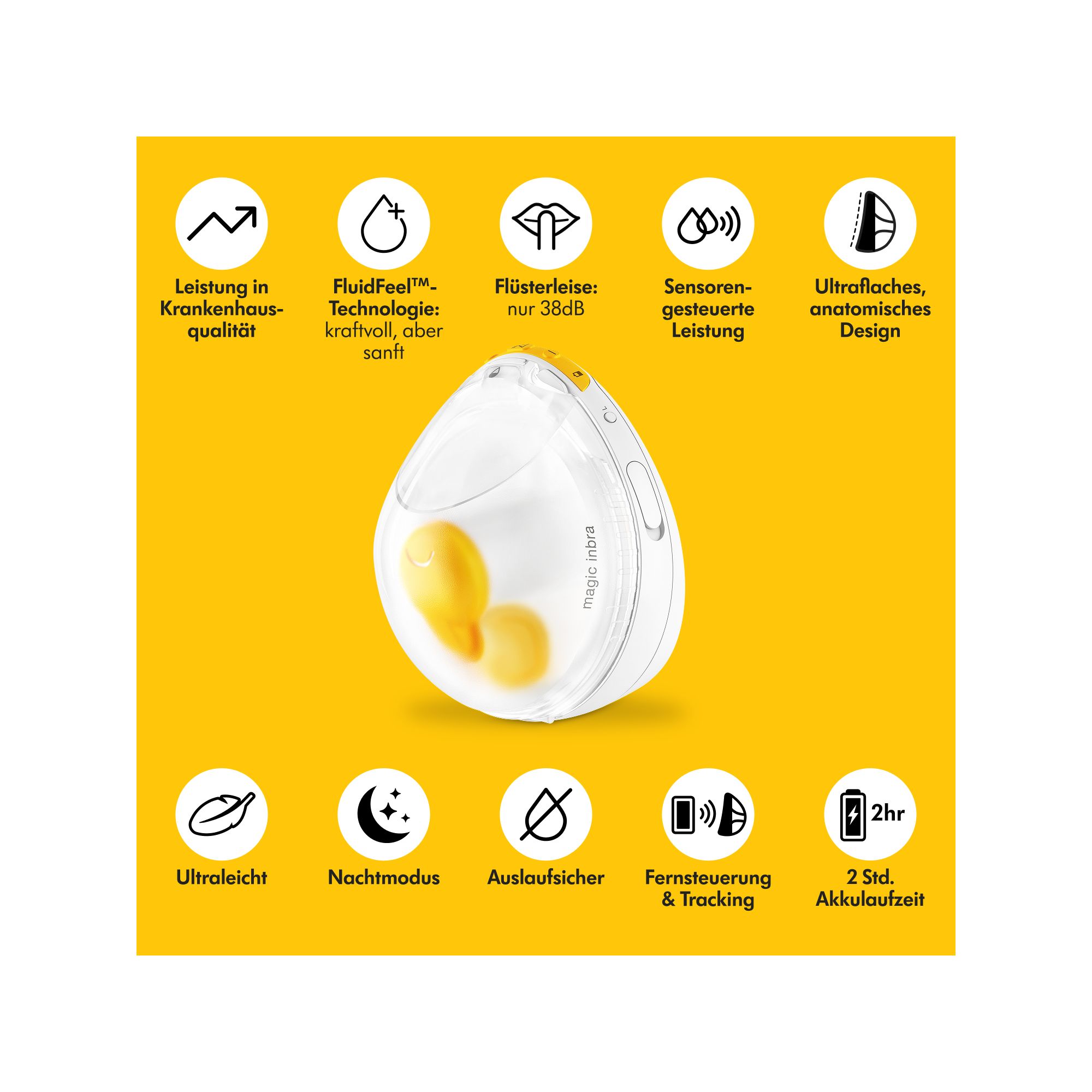 Milchpumpe Magic In-Bra double