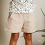 Shorts mit Umschlag Musselin GOTS