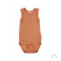 Ärmelloser Body aus Wolle-Seide