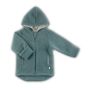 Jacke mit Kapuze Wollfleece GOTS