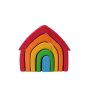 Haus(Holz) bunt 10860