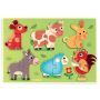 DJECO Holzpuzzle Coucou cow 