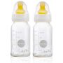 HEVEA Babyfläschchen Set Glas 120ml
