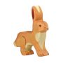 Holztier Hase, Ohren hoch 80097