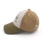 Boy-Cap olive/weiß Krokodil