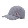 Boy-Cap blau/weiß gestreift mit Anker