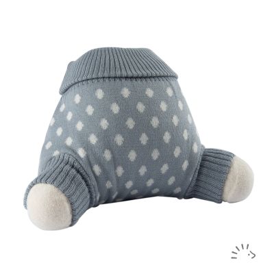 0512/Light Grey-Dots Ecru