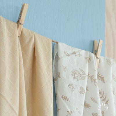 2x Mullwindel kbA Baumwolle GOTS