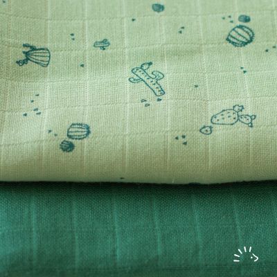 2x Mullwindel kbA Baumwolle GOTS