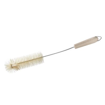 Flaschenbürste aus Naturborste mit Holzgriff