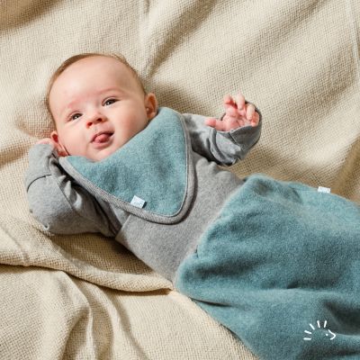 Strampelsack einlagig Baumwollfleece GOTS