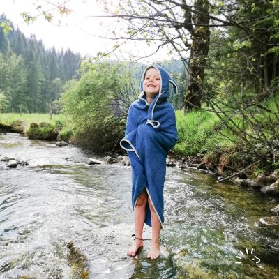 Kapuzenbadetuch Little Monster Webfrottee