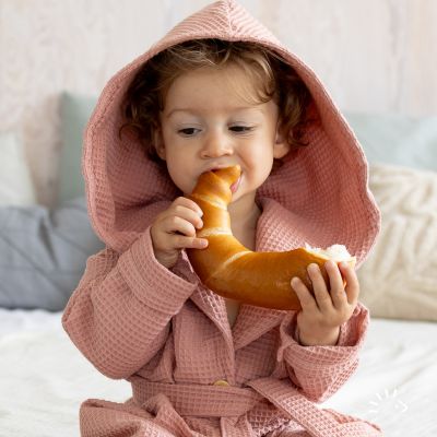 Bademantel Woven Waffle GOTS