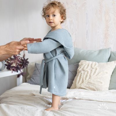 Bademantel Woven Waffle GOTS