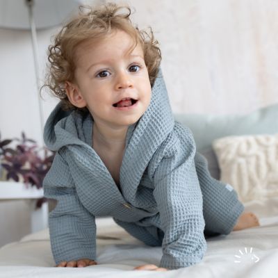 Bademantel Woven Waffle GOTS