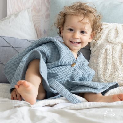 Bademantel Woven Waffle GOTS