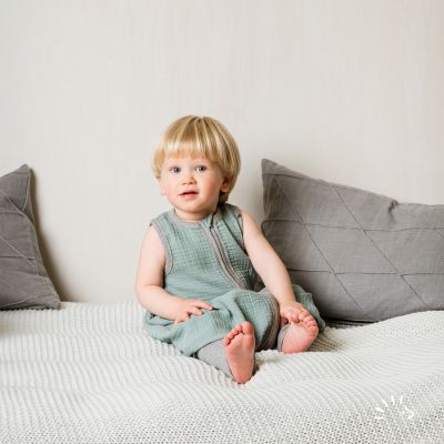 Schlafsack mit Beinen Musselin GOTS