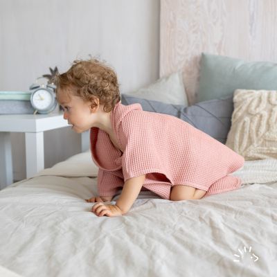 Poncho Woven Waffle GOTS