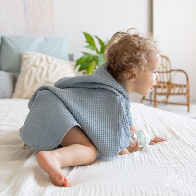 Poncho Woven Waffle GOTS