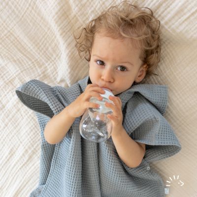 Poncho Woven Waffle GOTS