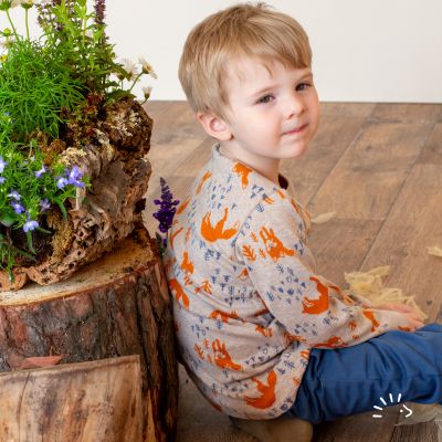 Langarmshirt Interlock GOTS