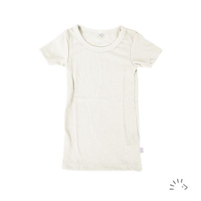 Unterhemd 1/2 Arm Wolle-Seide GOTS