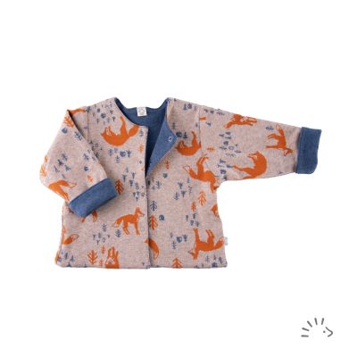 Gefütterte Wendejacke Baumwolle