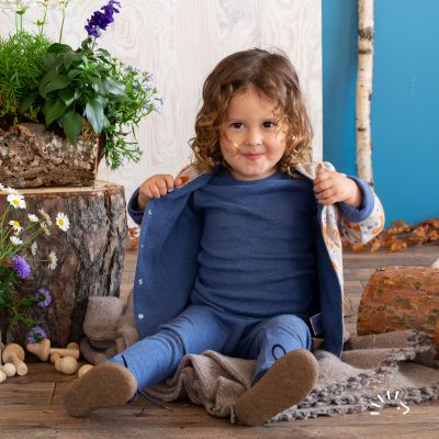 Gefütterte Wendejacke Interlock GOTS