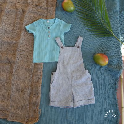 Latzhose Style LILU Twill GOTS