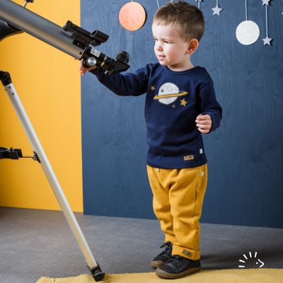 Hose mit Umschlag Miniwaffle GOTS