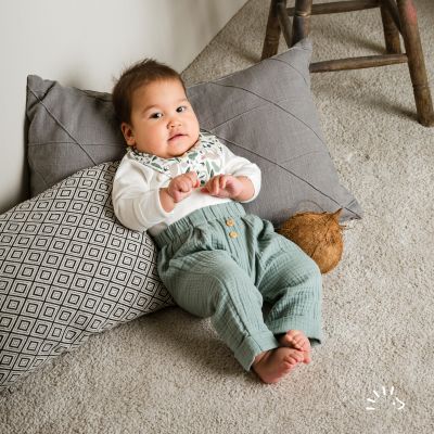 Hose mit Umschlag Musseline GOTS