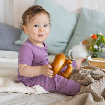 Hose Wolle-Seide GOTS