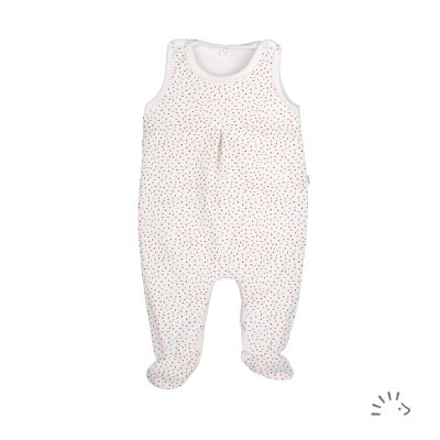 Strampler mit Falte Interlock