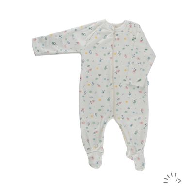 Overall Mit Zipp Feinripp GOTS