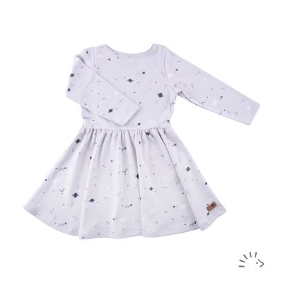Kleid Langarm Interlock GOTS