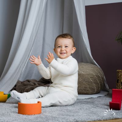 Wickelhemd kbT Wollstrick