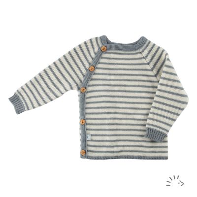 0252/Grau/Ecru gestreift