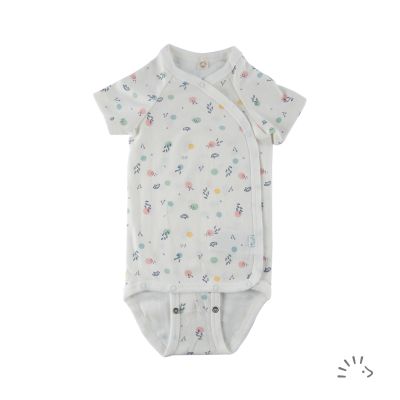 Wickelbody 1/2 Feinripp GOTS